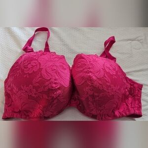 Torrid bra hot pink 40D Curve lined